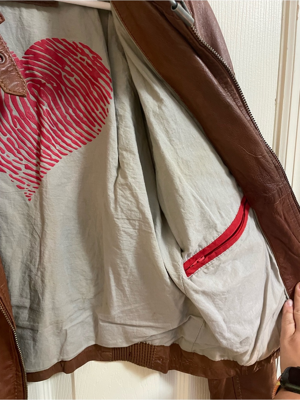 Brown Leather Mauritius Jacket - Women's - Picture 3 of 7